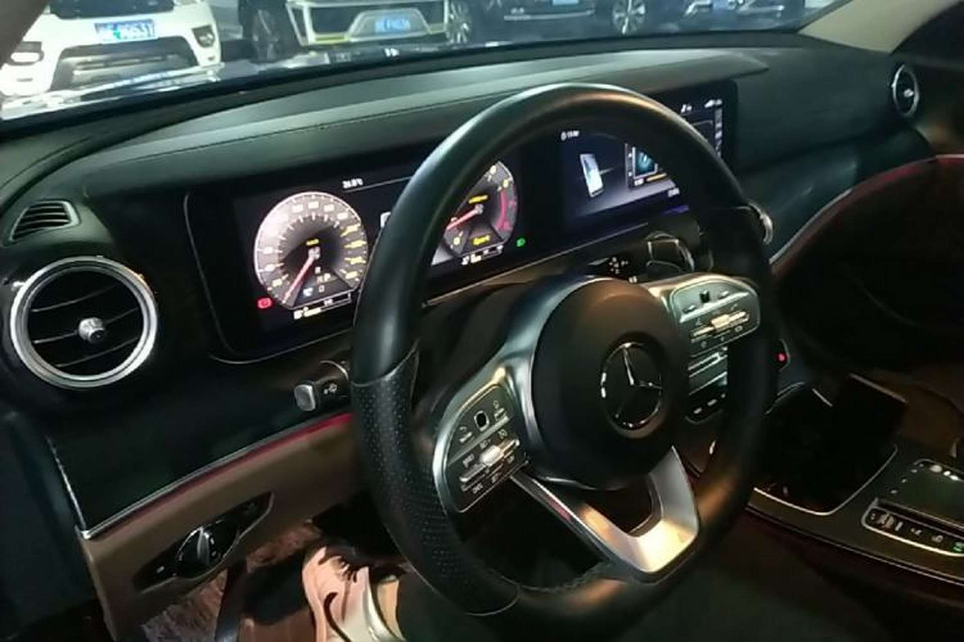 Used Mercedes-Benz E-Class 2019 E 300 L Sporty and Stylish Model Center Console