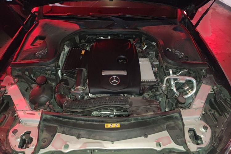 Used Mercedes-Benz E-Class 2019 E 300 L Sporty and Stylish Model Engine Bay