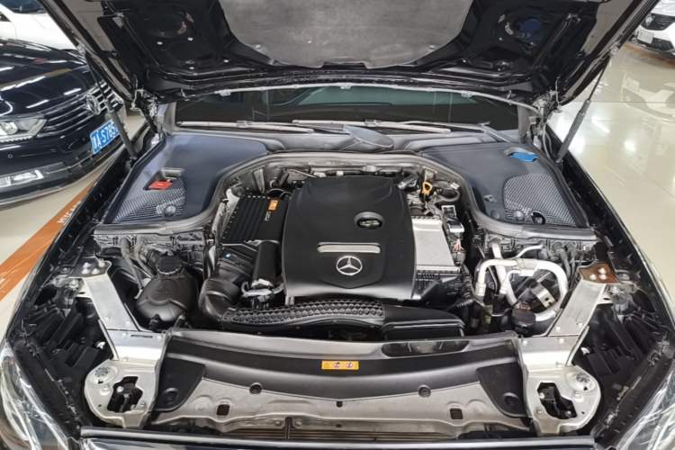 Used Mercedes-Benz E-Class 2019 E 300 L Sporty and Stylish Model Engine Bay