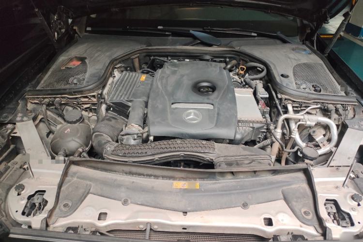 Used Mercedes-Benz E-Class 2019 E 300 L Sporty and Stylish Model Engine Bay