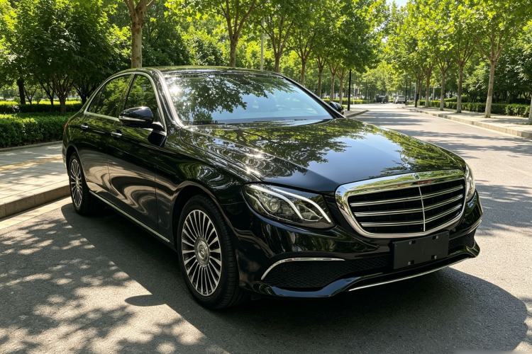 Used Mercedes-Benz E-Class 2019 E 300 L Stylish Model Front Right 45 Deg