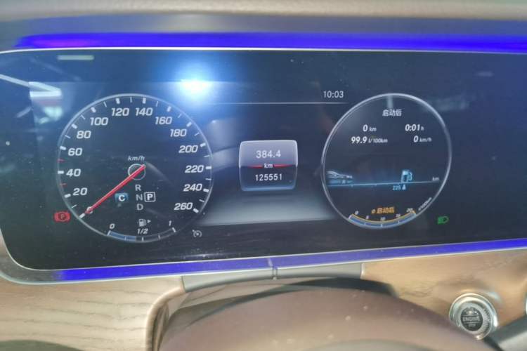Used Mercedes-Benz E-Class 2019 E 300 L Luxury Model Instrument Cluster