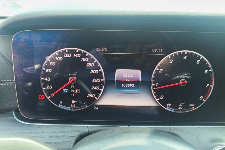 Used Mercedes-Benz E-Class 2019 Restyled E 300 L Sporty and Stylish Edition Instrument Cluster