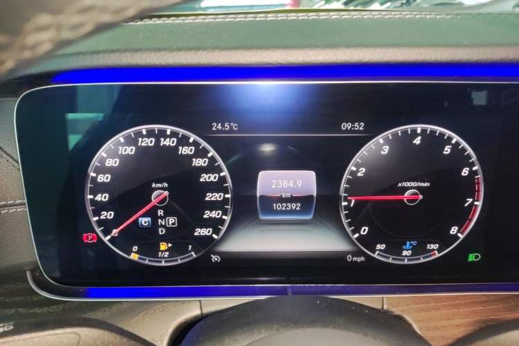 Used Mercedes-Benz E-Class 2019 Restyled E 300 L Sporty and Stylish Edition Instrument Cluster
