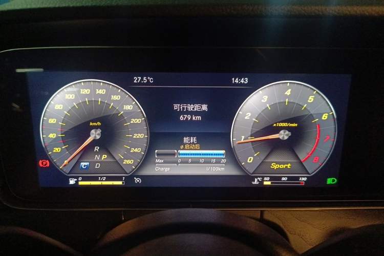 Used Mercedes-Benz E-Class 2019 E 300 L Sporty and Stylish Model Instrument Cluster