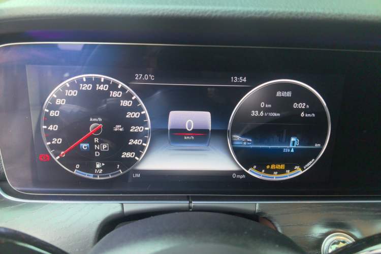 Used Mercedes-Benz E-Class 2019 E 300 L Sporty and Stylish Model Instrument Cluster