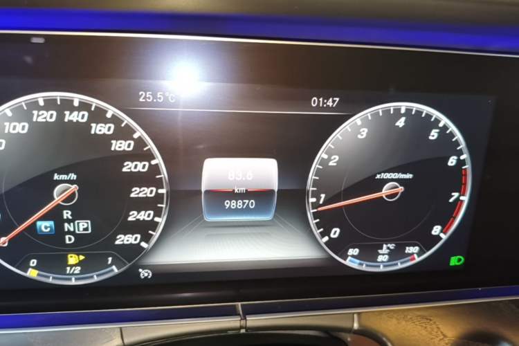 Used Mercedes-Benz E-Class 2019 E 300 L Sporty and Stylish Model Instrument Cluster