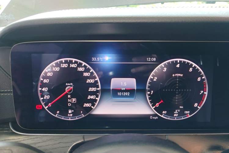 Used Mercedes-Benz E-Class 2019 Restyled E 300 L Sporty and Stylish Edition Instrument Cluster