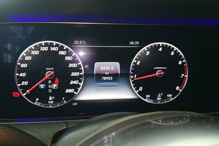 Used Mercedes-Benz E-Class 2019 E 300 L Sporty and Stylish Model Instrument Cluster