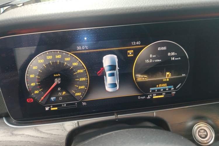 Used Mercedes-Benz E-Class 2019 Restyled E 300 L Sporty and Stylish Edition Instrument Cluster