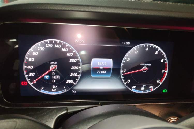 Used Mercedes-Benz E-Class 2019 E 300 L Sporty and Stylish Model Instrument Cluster