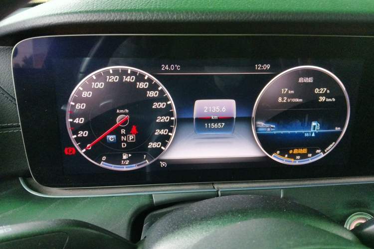 Used Mercedes-Benz E-Class 2019 E 300 L Sporty and Stylish Model Instrument Cluster