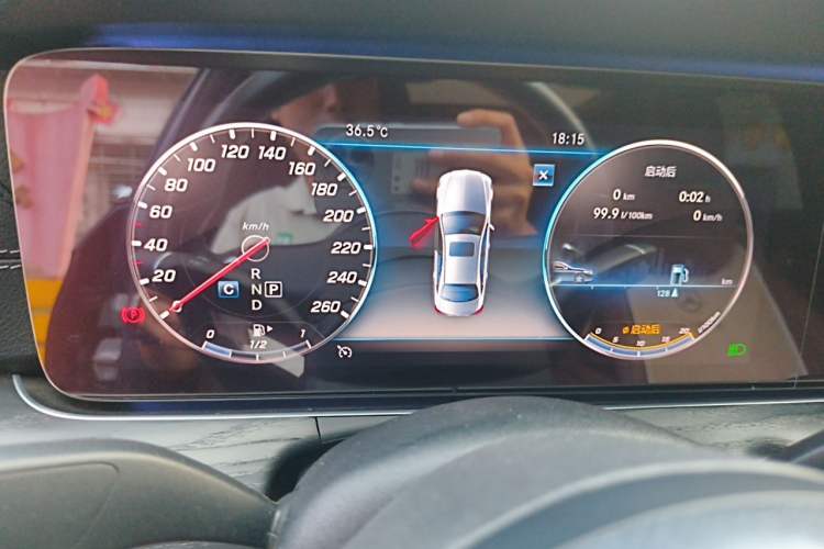 Used Mercedes-Benz E-Class 2019 E 300 L Sporty and Stylish Model Instrument Cluster
