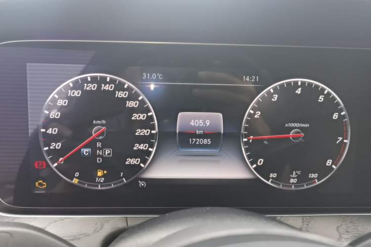 Used Mercedes-Benz E-Class 2019 E 300 L Sporty and Stylish Model Instrument Cluster