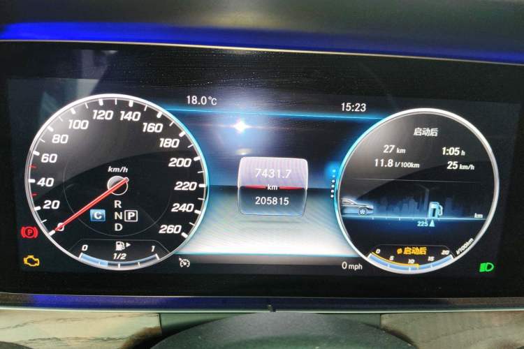 Used Mercedes-Benz E-Class 2019 E 300 L Luxury Model Instrument Cluster