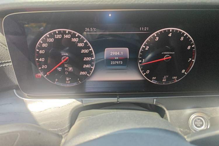 Used Mercedes-Benz E-Class 2019 E 300 L Sporty and Stylish Model Instrument Cluster