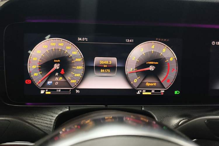 Used Mercedes-Benz E-Class 2019 E 300 L Sporty and Stylish Model Instrument Cluster