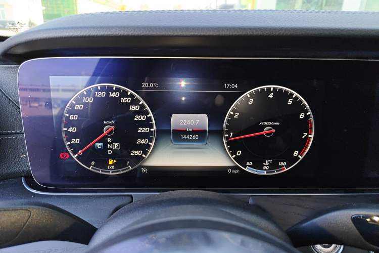 Used Mercedes-Benz E-Class 2019 E 300 L Sporty and Stylish Model Instrument Cluster
