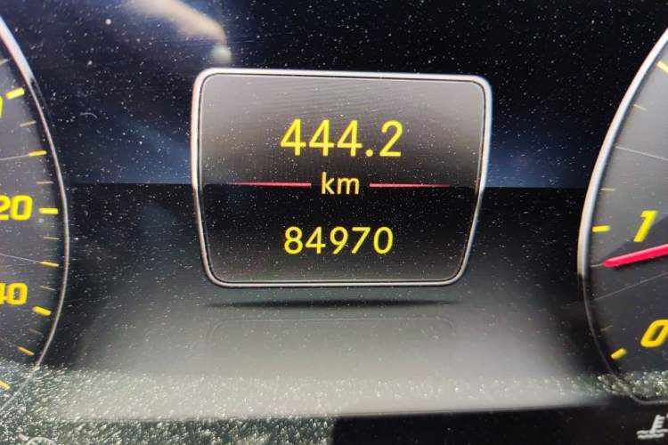 Used Mercedes-Benz E-Class 2019 E 300 L Stylish Model Odometer Close Up