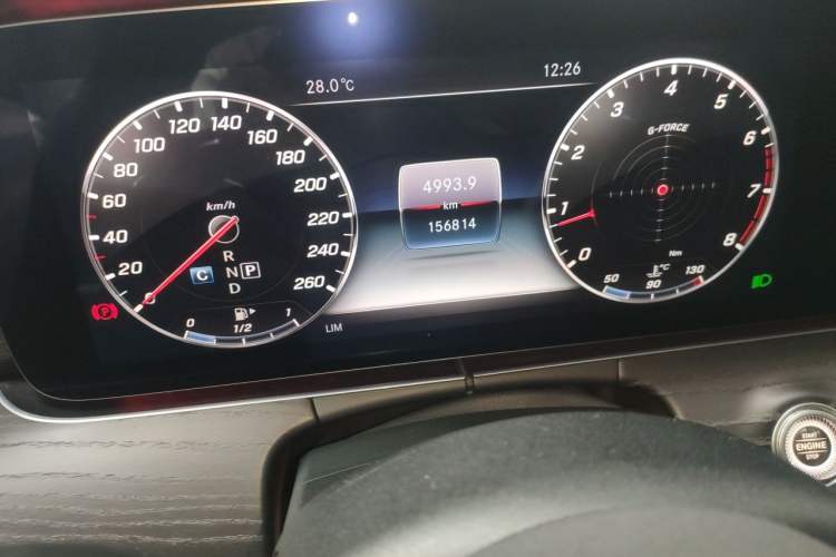 Used Mercedes-Benz E-Class 2019 Restyled E 300 L Sporty and Stylish Edition Odometer Close Up