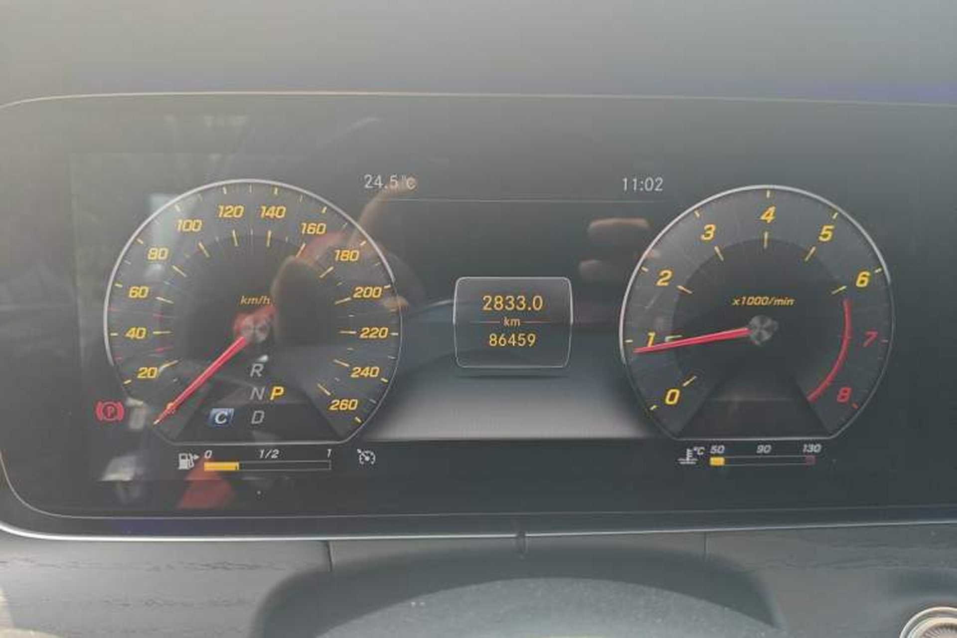 Used Mercedes-Benz E-Class 2019 Restyled E 300 L Sport Luxury Edition Odometer Close Up