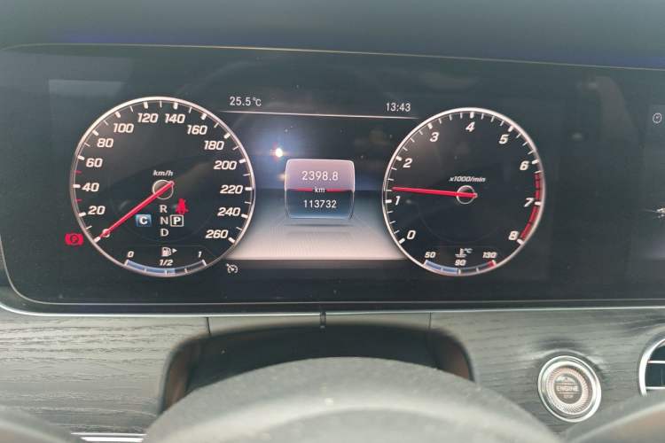 Used Mercedes-Benz E-Class 2019 Restyled E 300 L Sporty and Stylish Edition Odometer Close Up