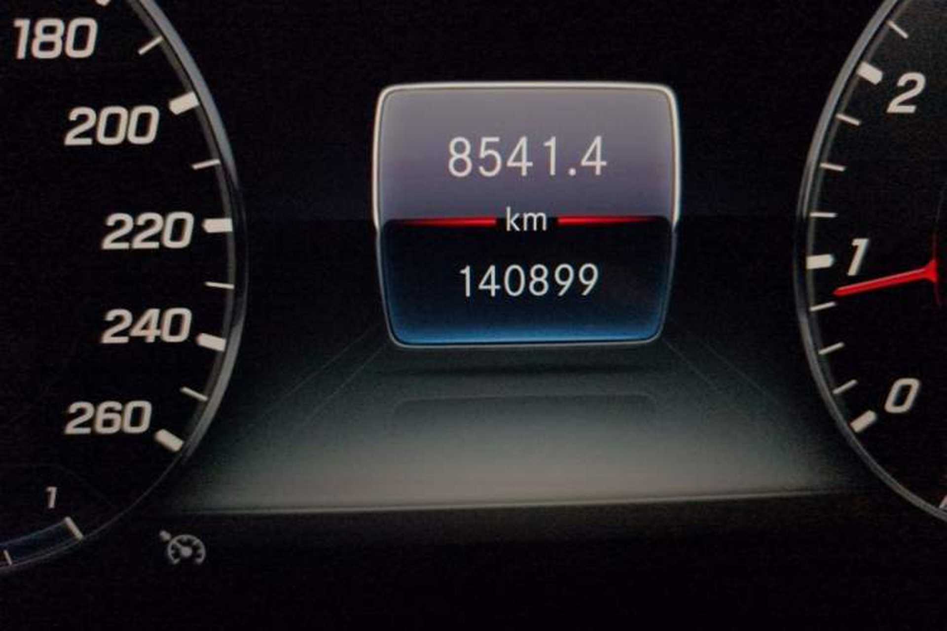 Used Mercedes-Benz E-Class 2019 E 300 L Luxury Model Odometer Close Up