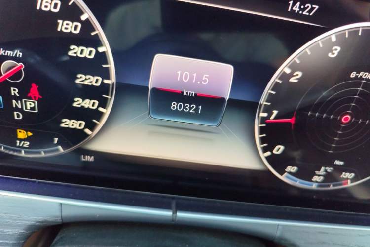 Used Mercedes-Benz E-Class 2019 Restyled E 300 L Sporty and Stylish Edition Odometer Close Up