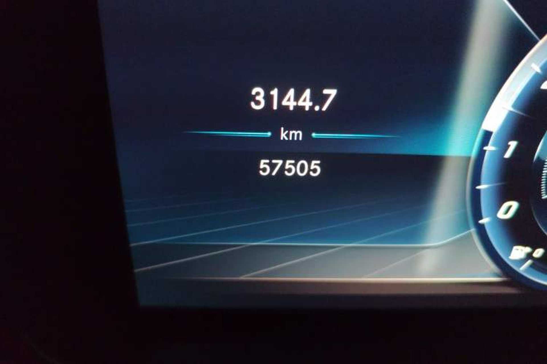 Used Mercedes-Benz E-Class 2019 E 300 L Stylish Model Odometer Close Up