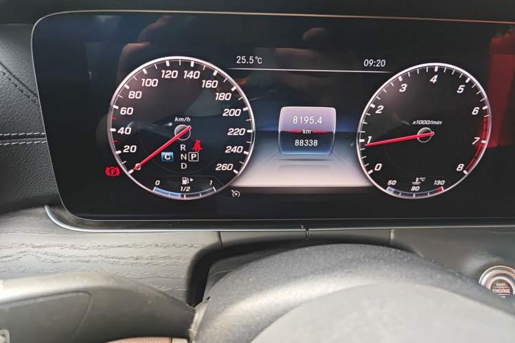 Used Mercedes-Benz E-Class 2019 Restyled E 300 L Sporty and Stylish Edition Odometer Close Up