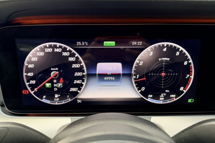 Used Mercedes-Benz E-Class 2019 E 260 Sport Edition Odometer Close Up
