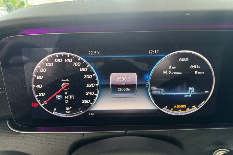 Used Mercedes-Benz E-Class 2019 Restyled E 300 L Sport Luxury Edition Odometer Close Up