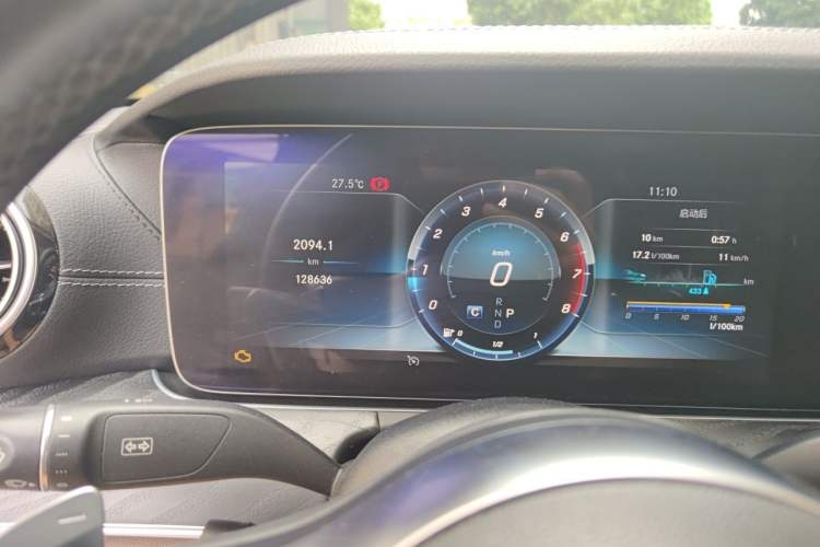 Used Mercedes-Benz E-Class 2019 E 300 L Sport Luxury Edition Odometer Close Up