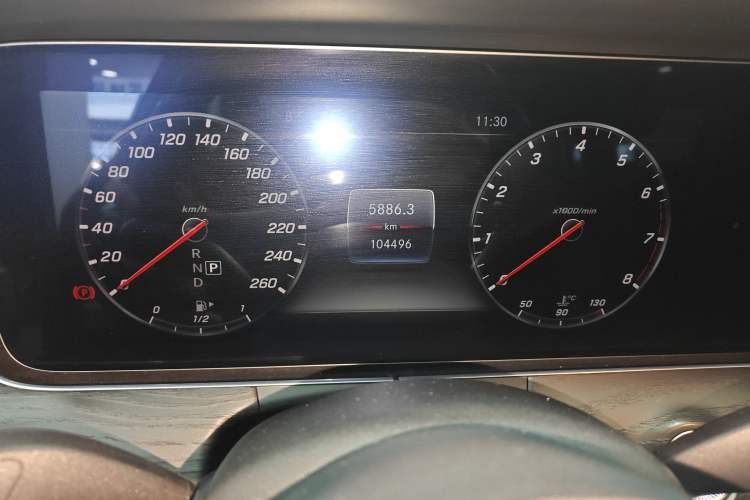 Used Mercedes-Benz E-Class 2019 Restyled E 300 L Sporty and Stylish Edition Odometer Close Up