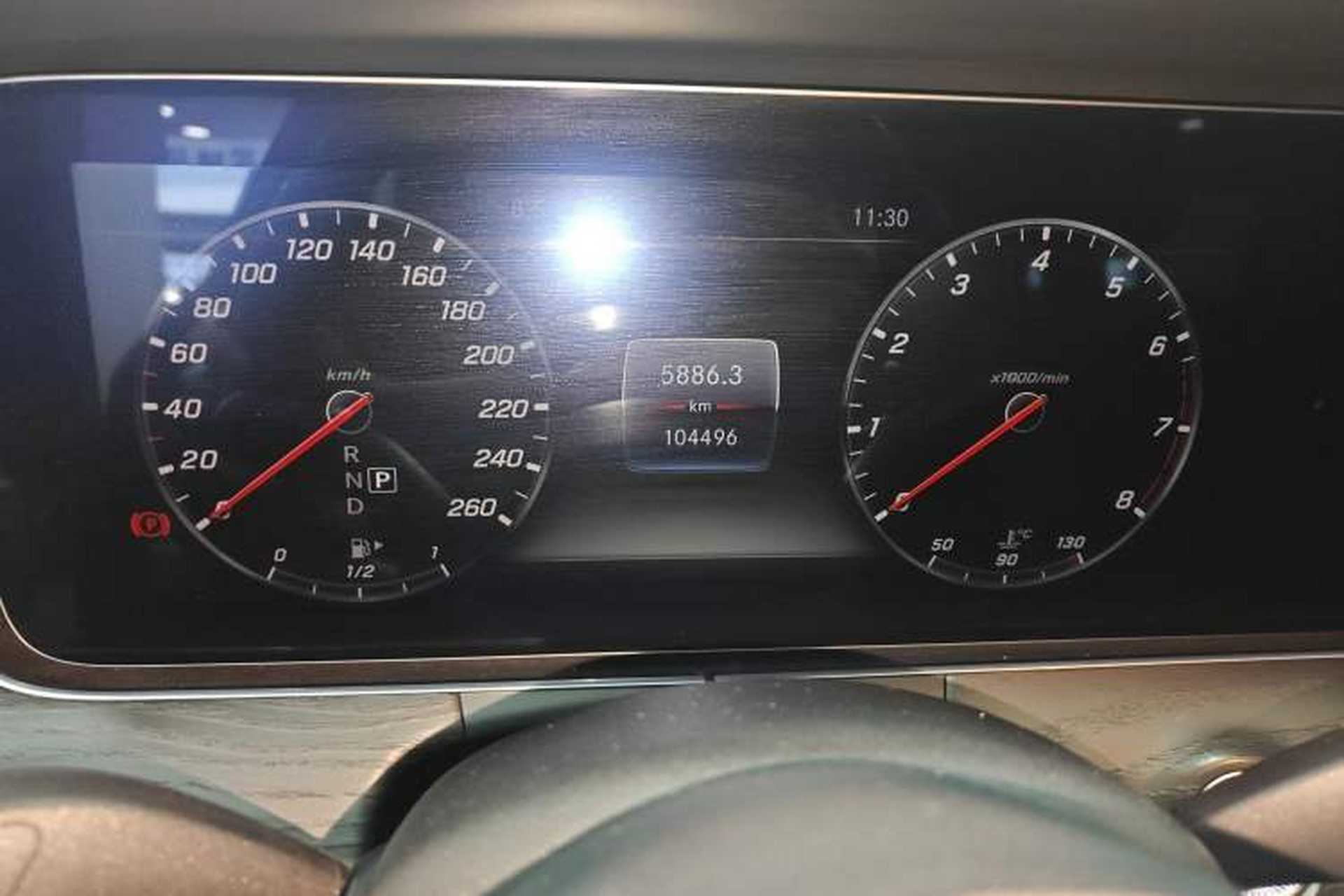 Used Mercedes-Benz E-Class 2019 Restyled E 300 L Sporty and Stylish Edition Odometer Close Up
