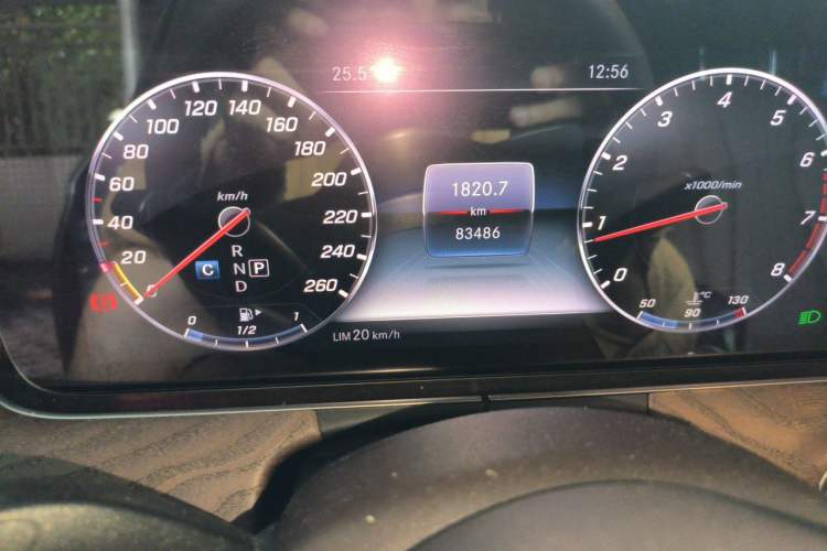 Used Mercedes-Benz E-Class 2019 Restyled E 300 L Luxury Edition Odometer Close Up