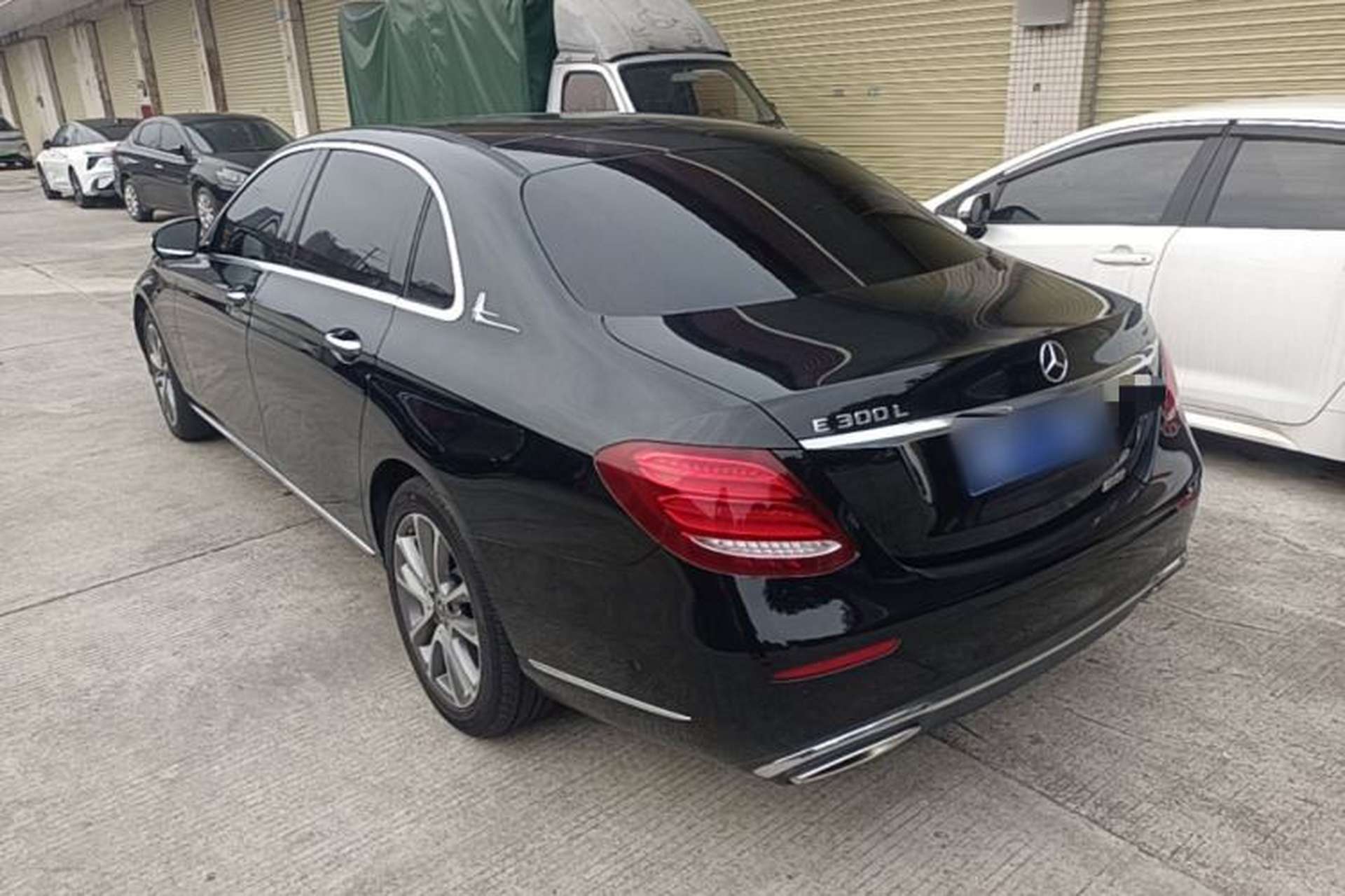 Used Mercedes-Benz E-Class 2019 E 300 L Stylish Model Rear Left 45 Deg