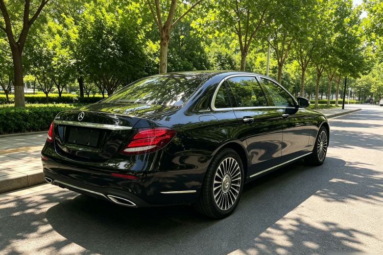Used Mercedes-Benz E-Class 2019 E 300 L Stylish Model Rear Right 45 Deg
