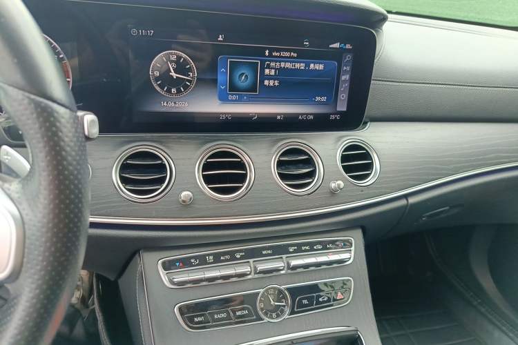 Used Mercedes-Benz E-Class 2019 E 300 L Sporty and Stylish Model Audio And AC Panel