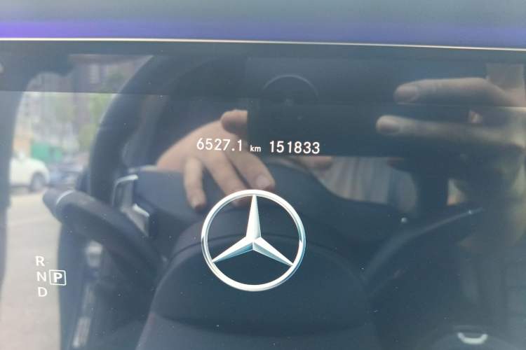 Used Mercedes-Benz E-Class 2019 E 300 L Sporty and Stylish Model Odometer Close Up