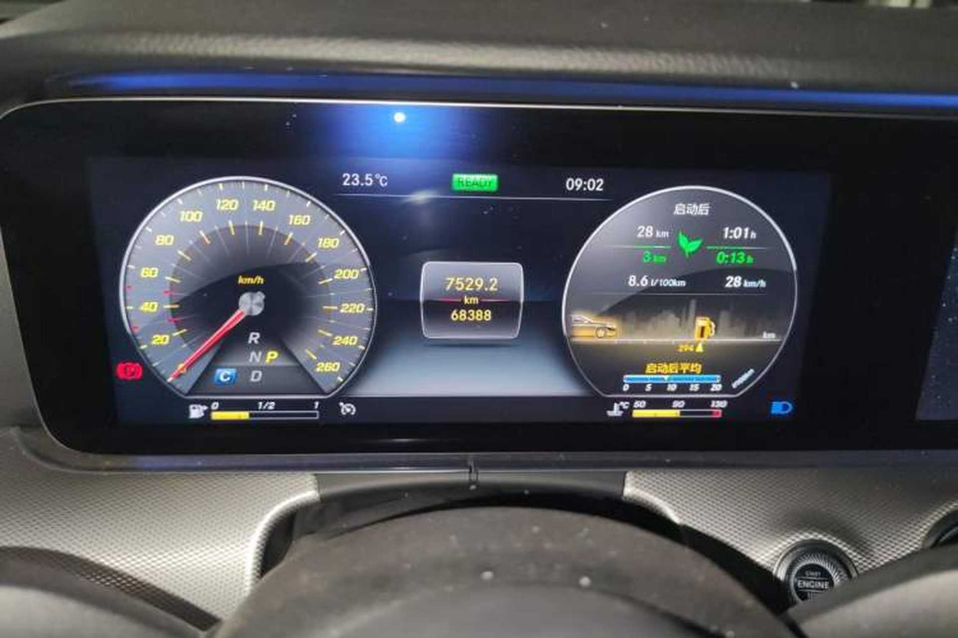 Used Mercedes-Benz E-Class 2019 E 260 Sport Edition Odometer Close Up