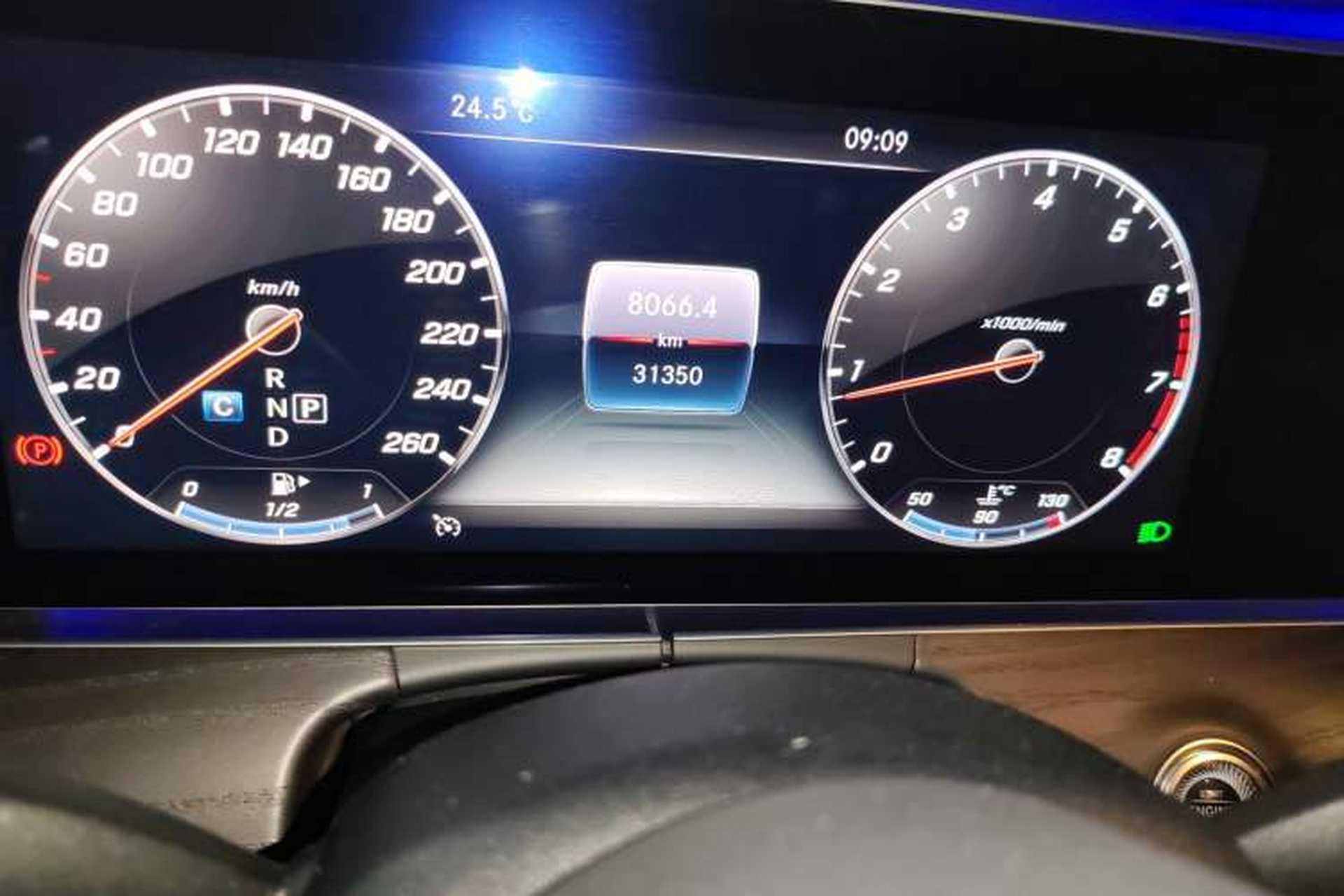 Used Mercedes-Benz E-Class 2019 Restyled E 300 L Sporty and Stylish Edition Odometer Close Up