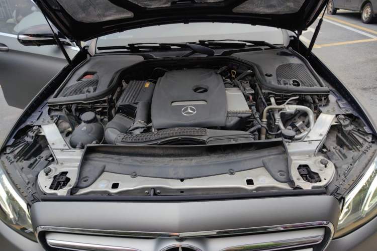 Used Mercedes-Benz E-Class 2019 E 300 L Sporty and Stylish Model Engine Bay