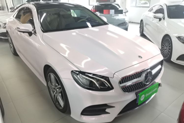 Used Mercedes-Benz E-Class 2019 E 200 4MATIC Coupe Front Right 45 Deg