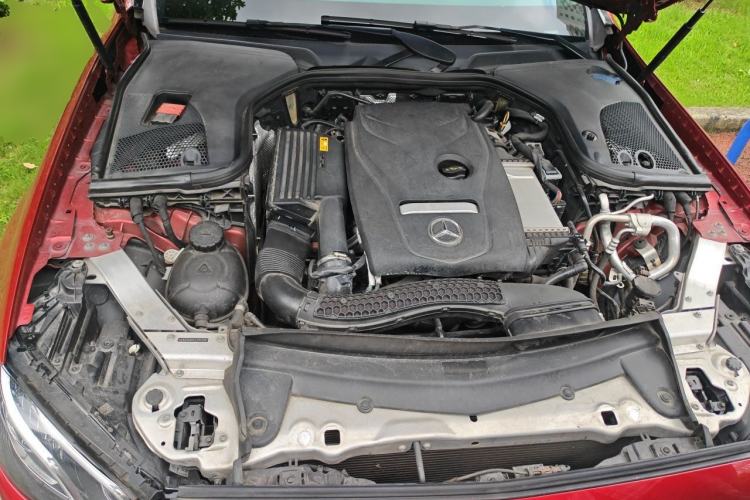 Used Mercedes-Benz E-Class 2019 E 300 L Sporty and Stylish Model Engine Bay