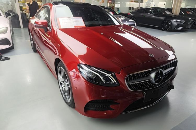 Used Mercedes-Benz E-Class 2019 E 200 4MATIC Coupe Front Right 45 Deg