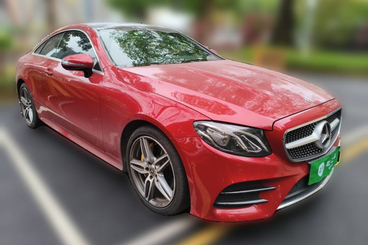 Used Mercedes-Benz E-Class 2019 E 200 4MATIC Coupe Front Right 45 Deg
