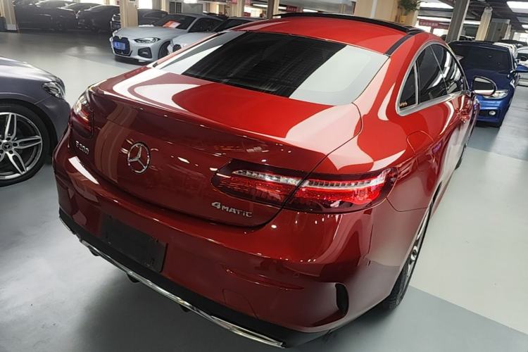 Used Mercedes-Benz E-Class 2019 E 200 4MATIC Coupe Rear Right 45 Deg