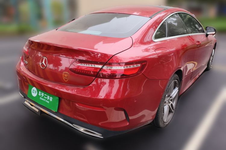 Used Mercedes-Benz E-Class 2019 E 200 4MATIC Coupe Rear Right 45 Deg