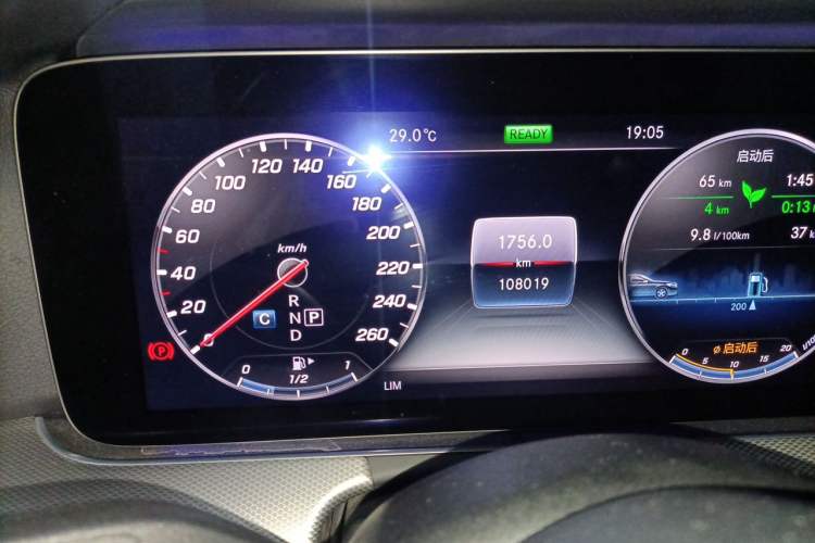 Used Mercedes-Benz E-Class 2019 E 260 Sport Edition Odometer Close Up